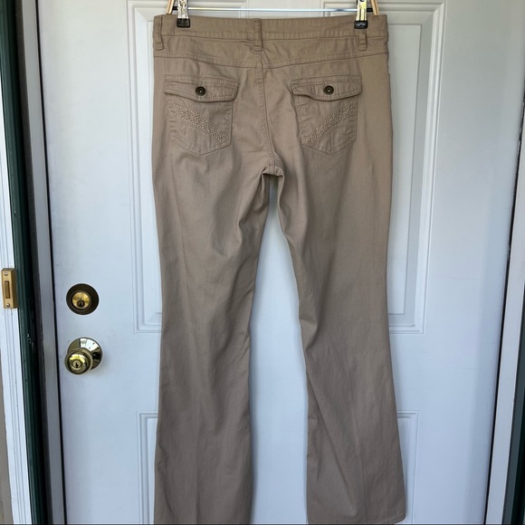 •Bongo• Tan Flare Leg Pants - Juniors Size 11 - Picture 5 of 8